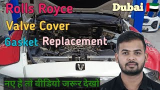 Rolls Royce V12 Valve Cover Gasket Replacement [upl. by Aihc]