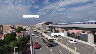 NSCR South Commuter  CP S02  España Station  Alignment Overview [upl. by Nivrac]