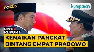 🔴 LIVE STREAMING  Kenaikan Pangkat Istimewa Jenderal Bintang Empat Prabowo Subianto [upl. by Nyliram]