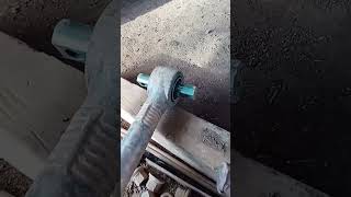 Rebushing Torque Rod Chenglong truck [upl. by Lime111]