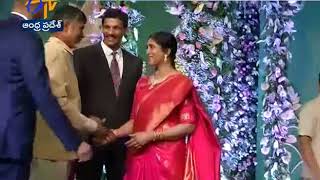 CM Chandrababu Naidu Attend Galla Aruna Kumari Grandson Marriage [upl. by Jsandye]