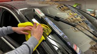 Volvo V40 How To Change Wiper Blades amp Put Wiper Arms In Service Position DIY Bosch A310S Wipers [upl. by Micro87]