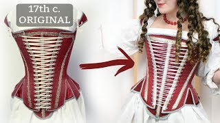 Making 17th Century Stays  Historical Corsetry [upl. by Accemahs]