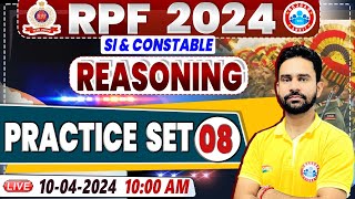 RPF Vacancy 2024 RPF SI Reasoning Practice Set 08 RPF Constable Reasoning Class Rahul Sir [upl. by Johny]