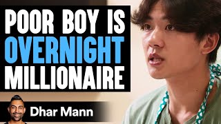 POOR BOY Is OVERNIGHT MILLIONAIRE  Dhar Mann Studios [upl. by Hays169]