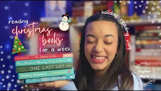 vlogmas day 6 holiday reading vlog 🎄📖 [upl. by Gemina468]