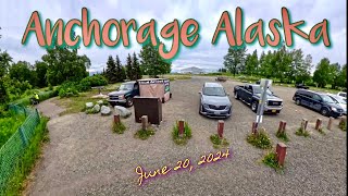 Anchorage Alaska Drive Point Woronzof Earthquake Park 062024 [upl. by Atinihs]