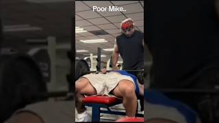 Manic Mike pec tear trentwins shorts trending youtubeshorts fyp gym [upl. by Resa345]