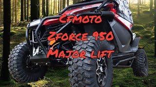 Cfmoto Zforce 950 Gets Big Tires [upl. by Orten]