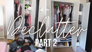 Decluttering My House Part 2  Wardrobe [upl. by Sackman637]