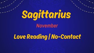 Sagittarius धनु November 2024  love hindi tarot November  No Contact tarot card reading [upl. by Bernetta]