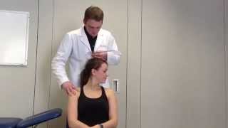 Goniometric Measurement Cervical Rotation Range of Motion Measurement [upl. by Veneaux]