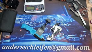 Echtzeitschliff MidgardsMesser Baby Valhalla schärfen mit der Tormek T8 und Test des Tormek KS123 [upl. by Coates]