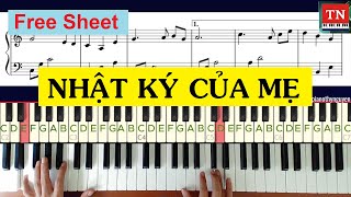 Nhật Ký Của Mẹ  Hướng dẫn piano nhatkycuamepiano [upl. by Dong483]