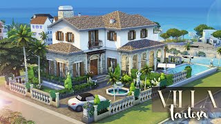 VILLA TARTOSA  The Sims 4 My Wedding Stories Speed Build [upl. by Sydalg920]