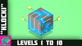 Klocki  Levels 1 to 10 Walkthrough Gameplay [upl. by Attesoj839]