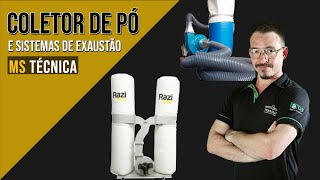 Sistemas de Exaustão  Coletor de pó e conexões Como montar sua linha de exaustão MampS Técnica [upl. by Akinat691]