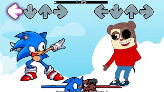 FNF NEW Sonic vs Twiddle Finger Max Sings Pony Girl  FNF MODS [upl. by Hcirteid]