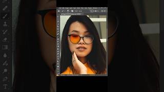 Easy Trick Turn Normal Glasses into Sunglasses in Photoshop 🌞🕶️Photoshop shorts [upl. by Riedel783]