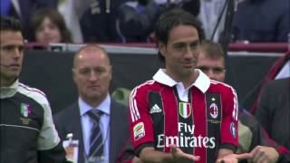 Last match at Milan for Gattuso Nesta Inzaghi Seedorf Zambrotta and Van Bommel [upl. by Carrnan]