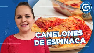 CÓMO HAGO CANELONES DE ESPINACA Y RICOTA [upl. by Aleek]