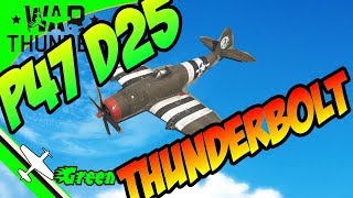 P47 D25  War Thunder review Nerf verified [upl. by Narrad838]