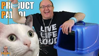 Big Cat Litter Box Review  Extra Giant Size with Lid by Van Ness [upl. by Matthus]