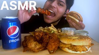 CHICKEN BOX MEAL MUKBANG ASMR UK ¦ REAL EATING SOUNDS [upl. by Gnik]