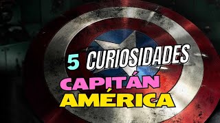 5 Curiosidades increíbles que no sabías SOBRE CAPITÁN AMÉRICA🤯🤯🤯 [upl. by Saraiya]