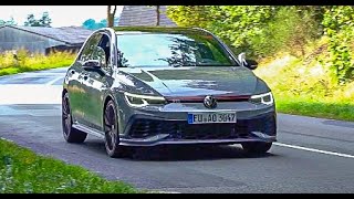 VW Golf 8 GTI Clubsport Edition 45 300PS Sound 0200 Launch Control Akrapovic Exhaust [upl. by Oiciruam941]