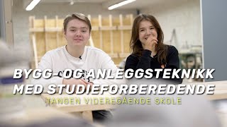 Bygg og anleggsteknikk med studieforberedende på Tangen videregående skole [upl. by Gut]