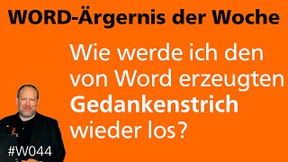 WordÄrgernis Wie werde ich den Gedankenstrich wieder los • Für 2013 20102007 • Markus Hahner® [upl. by Ssidnak]