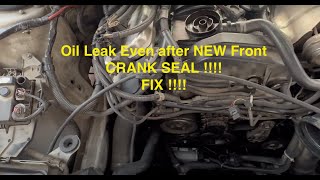 FIX  Oil leak from front Crank Seal even after new Seal BMW N13 F20F30 [upl. by Xyno20]