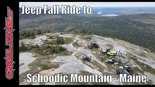 Schoodic Mountain Fall Jeep Ride  Maine [upl. by Karine789]