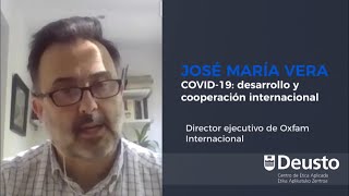 José María Vera Oxfam sobre COVID19 quotLos ODS no pueden convertirse en una agenda nacionalquot [upl. by Yrahcaz]