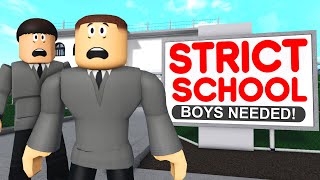 STRICT SCHOOL Needed Boys Principal Had DARK Secret Roblox Bloxburg [upl. by Bluefield]