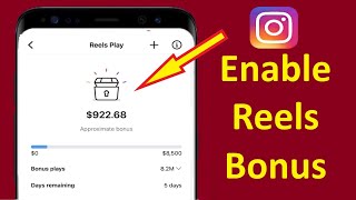 Instagram Reels Bonus option not showing Problem Solved to Enable Bonus On Instagram  Howtosolveit [upl. by Erek]