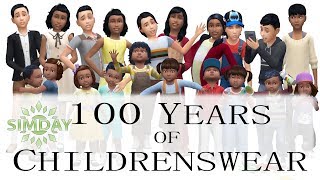 The Sims 4 100 Years of Childrenswear No CC [upl. by Aamsa217]