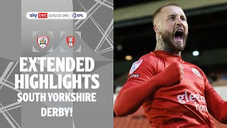 SOUTH YORKSHIRE DERBY  Barnsley v Rotherham United extended highlights [upl. by Jenny231]