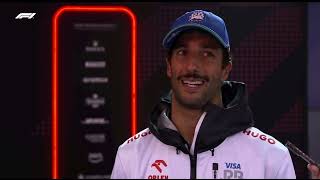 „Not happy“ Daniel Ricciardo Post Qualy Interview  Belgium Grand Prix 2024 [upl. by Ez793]