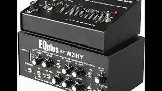 HAM RADIO W2IHY 8 BAND EQUALIZER amp EQPLUS [upl. by Ahsikad]