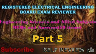 REE Board Exam Reviewer ESAS Part 5 Reupload  50  Items  Objective type Questions and Answers [upl. by Eidnar]