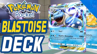 Blastoise EX Golduck Deck for Pokemon Pocket [upl. by Ithsav]