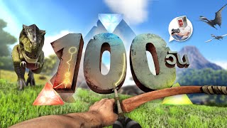 ผมเอาชีวิตรอด 100 วัน ในเกม ARK Survival Evolved และนี้คือเรื่องราวทั้งหมดครับ [upl. by Bright]