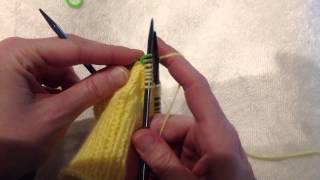 Knitting the Thumb Gusset [upl. by Ysac]