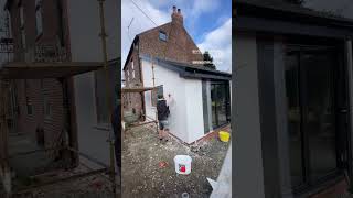 Extension Silicone Render Baumit mrsmoothplastering baumit silicone thincoat render [upl. by Eessej29]