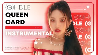 GIDLE  Queencard  Instrumental [upl. by Fornof]