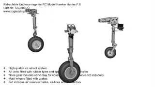 Hawker Hunter Retracts [upl. by Enytsirk]