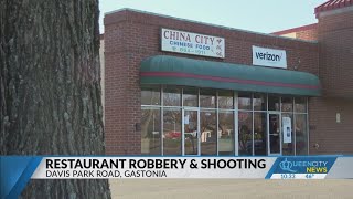 Gastonia restaurant owner shot during armed robbery Police [upl. by Jaquenetta731]