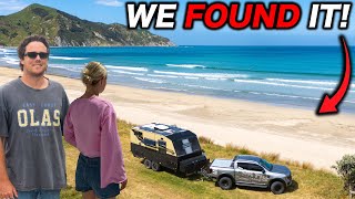 This is WHY we came to New Zealand Free camping 4x4 amp offroad Caravan FortisCaravans [upl. by Annerol]